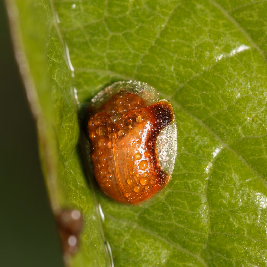 Small Orange Tortoise Beetle, Adult