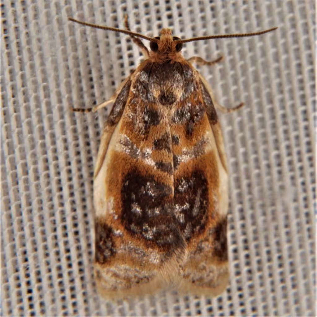 Black-patched Clepsis Moth, Adult